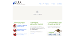 Desktop Screenshot of controldeplagaslaspalmas.com